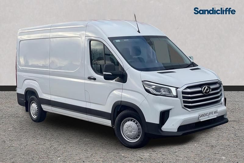Solid blanc white New 2025 Maxus V90 Van | £20,992 (Expensive) - Image 1/4