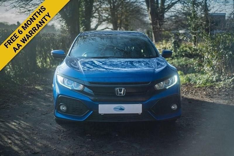 Used Honda Civic SR 126 HP (92 kW) 2018 Blue Hatchback