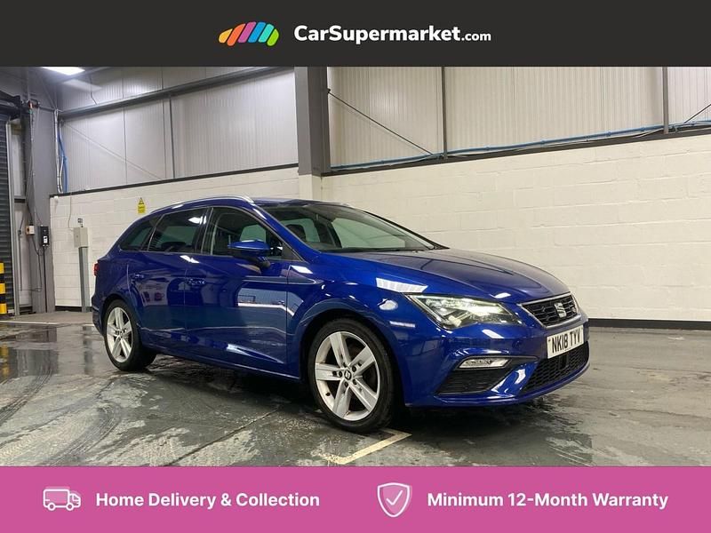 Blue Used 2018 Seat Leon FR Estate | £10,697 (Fair price) - Image 1/4