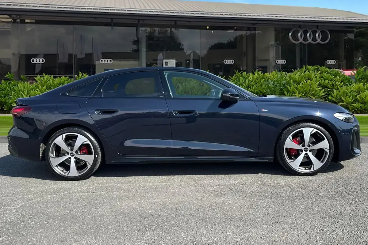 New Audi A5 2026 Blue Hatchback
