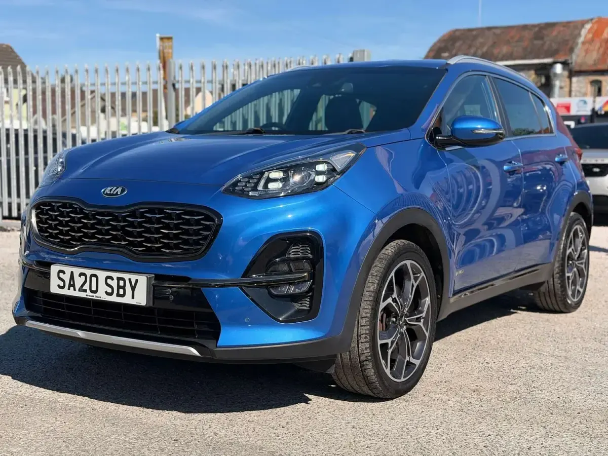 Used Kia Sportage GT-Line 185 HP (136 kW) 2020 Blue SUV