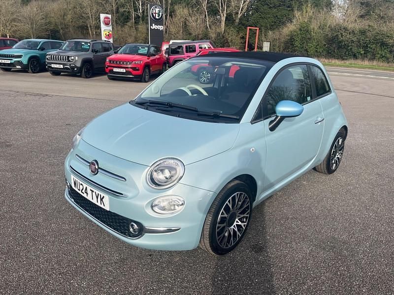 Used Fiat 500C S 70 HP (51 kW) 2024 Green Cabriolet