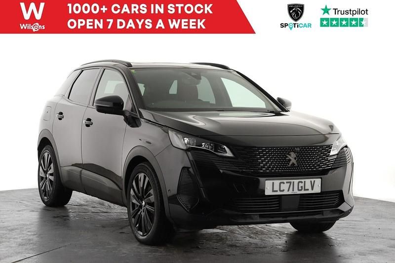 Used Peugeot 3008 Premium 129 HP (94 kW) 2021 Black Hatchback