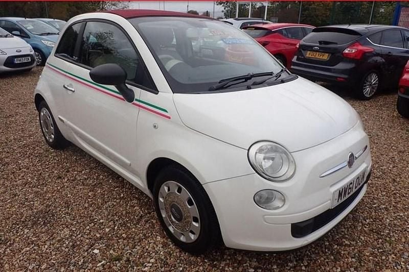 White Used 2012 Fiat 500C Pop Cabriolet | £3,995 (Fair price) - Image 1/1