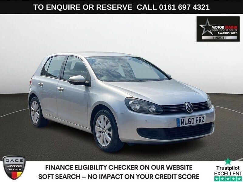Silver Used 2010 VW Golf VI SE Hatchback | £4,470 (Fair price) - Image 1/3