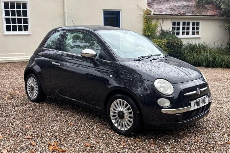 Black Used 2011 Fiat 500 Lounge Hatchback | £1,995 (Good price) - Image 1/1