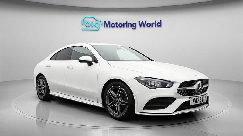 Used Mercedes CLA180 AMG line 136 HP (100 kW) 2022 White Sedan