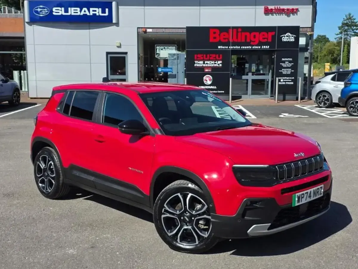 Used Jeep Avenger EV Summit 113 kW (154 HP) 2025 Red SUV