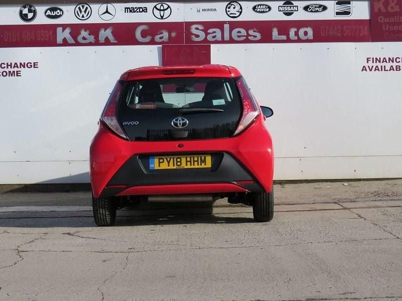 Used Toyota Aygo X-play 71 HP (52 kW) 2018 Red Hatchback