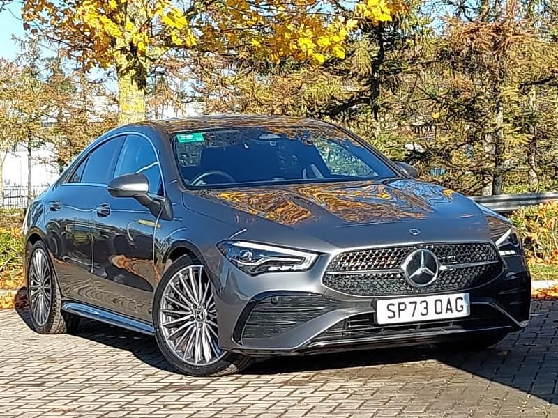 Grey Used 2023 Mercedes CLA220 AMG Line Premium Sedan | £28,498 (Fair price) - Image 1/4
