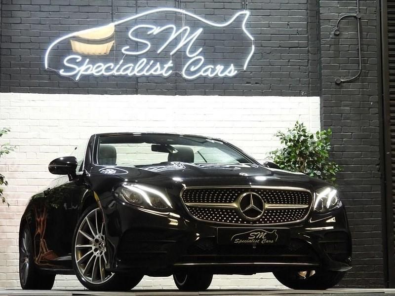 Black Used 2018 Mercedes E220 AMG Line Premium Cabriolet | £21,900 (Fair price) - Image 1/3