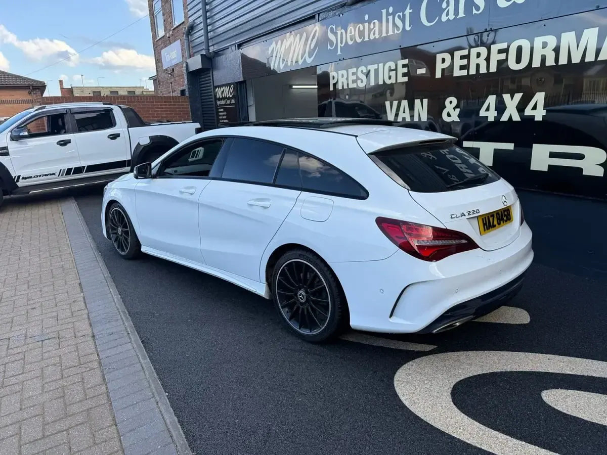 Used Mercedes CLA220 AMG line 2019 White Sedan