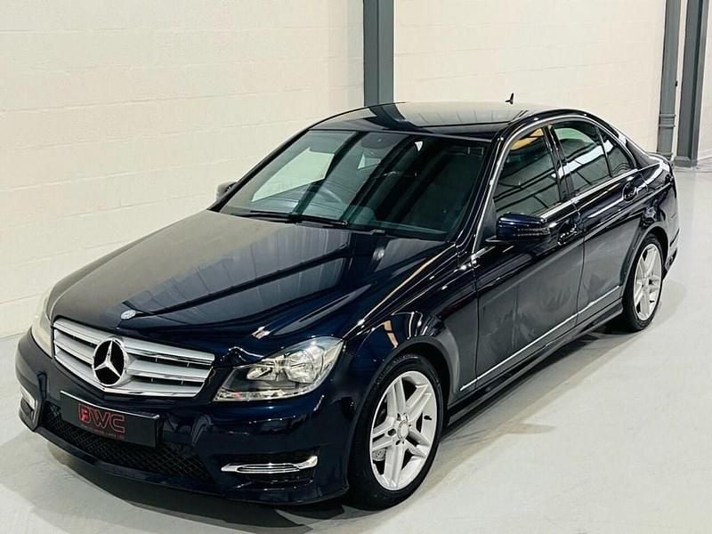 Used Mercedes C220 AMG 170 HP (125 kW) 2013 Blue Sedan