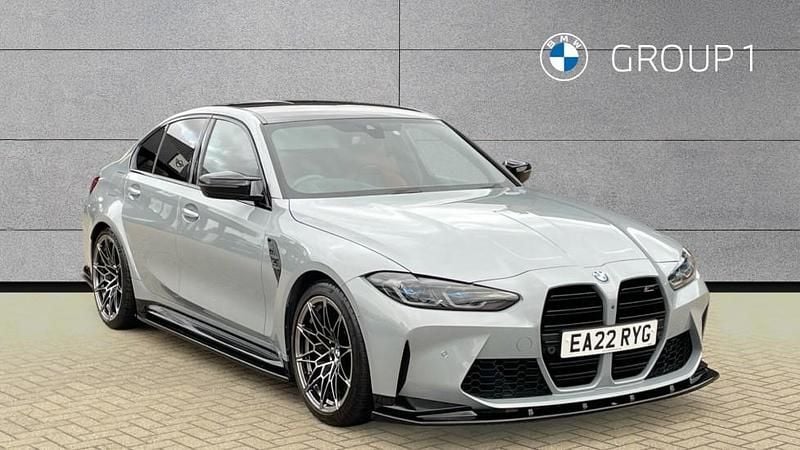 Grey Used 2022 BMW M3 Competition Edition Sedan | £56,566 (A bit pricey) - Image 1/4