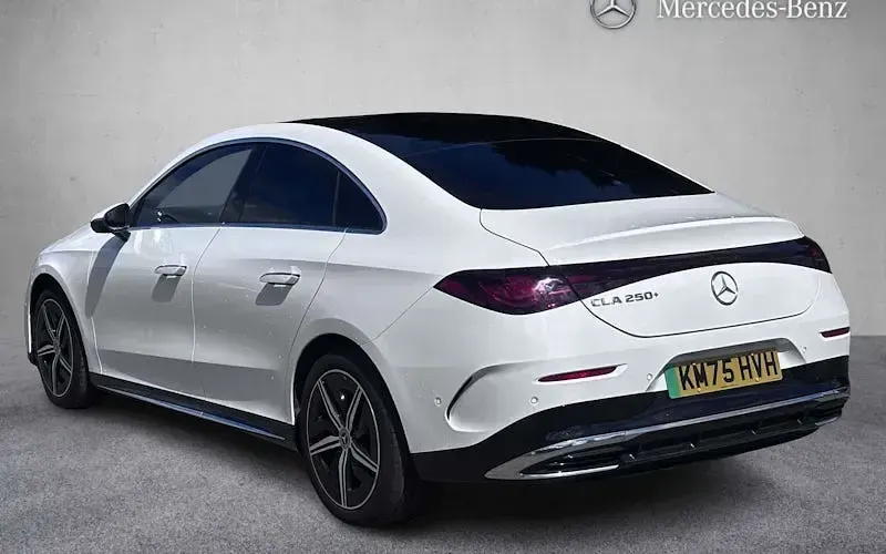 Used Mercedes CLA 250+ AMG line 200 kW (272 HP) 2025 White Sedan
