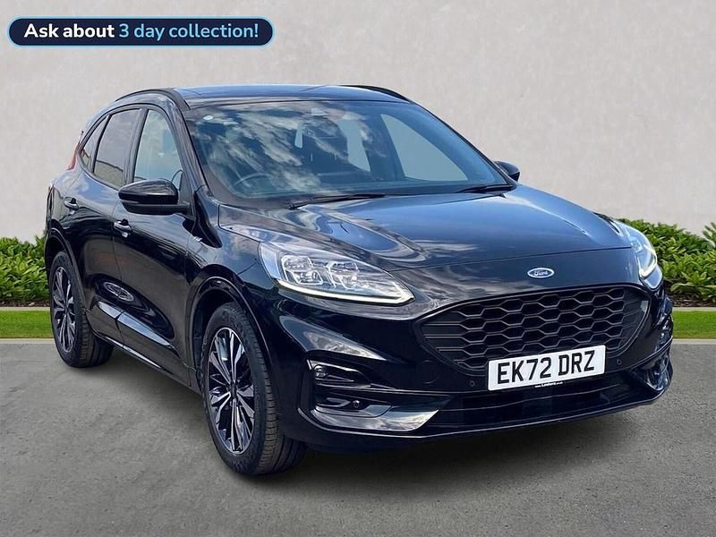 Black Used 2022 Ford Kuga ST-Line X SUV | £21,295 (A bit pricey) - Image 1/4