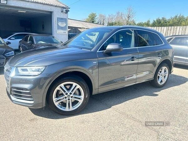 Grey Used 2017 Audi Q5 S-Line SUV | £17,995 (Fair price) - Image 1/4