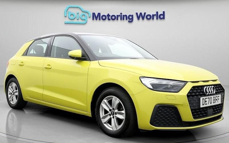 Used Audi A1 Sportback 116 HP (85 kW) 2020 Yellow Hatchback