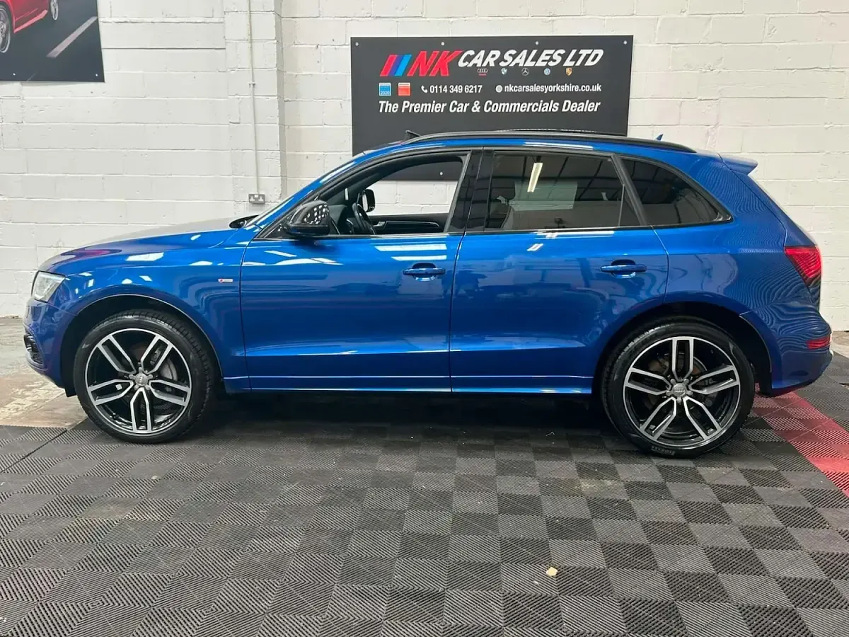 Used Audi Q5 S-line plus 190 HP (139 kW) 2016 Blue SUV