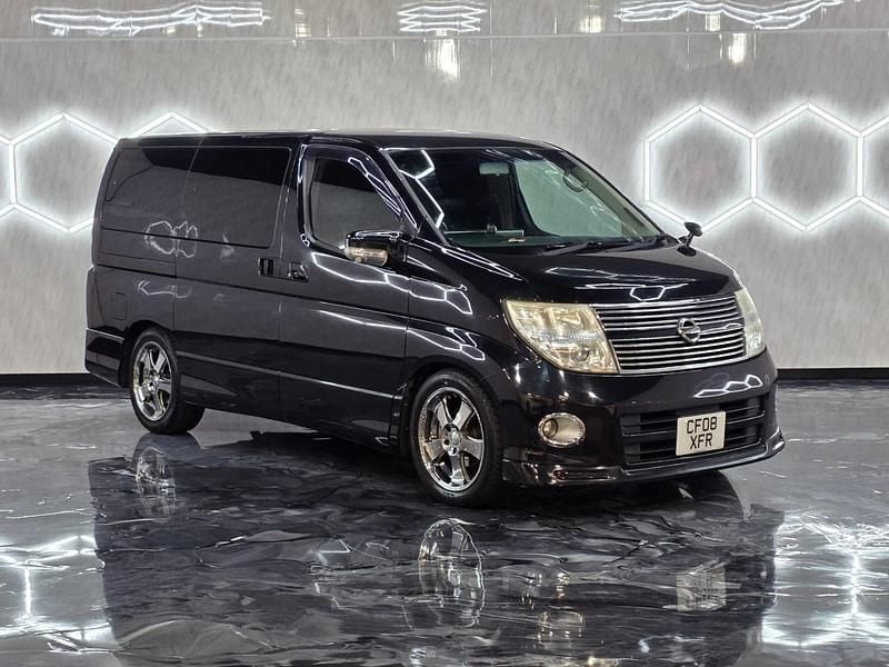 Used Nissan Elgrand 2008 Black MPV