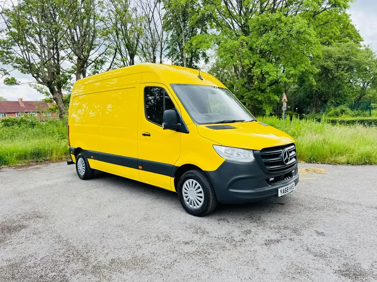 Used Mercedes Sprinter 2018 Yellow Van