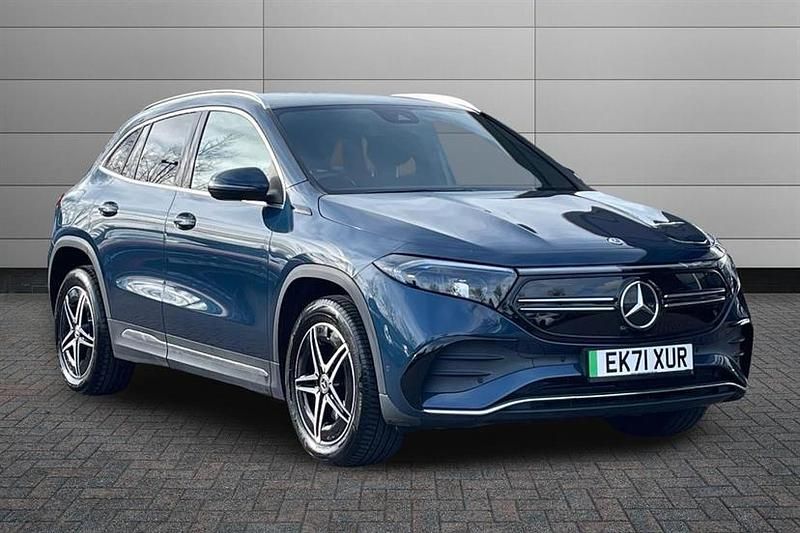 Used Mercedes EQA250 AMG line 139 kW (190 HP) 2021 Denim blue SUV