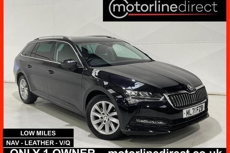 Black Used 2021 Skoda Superb SE Technology Estate | £22,489 (Fair price) - Image 1/1