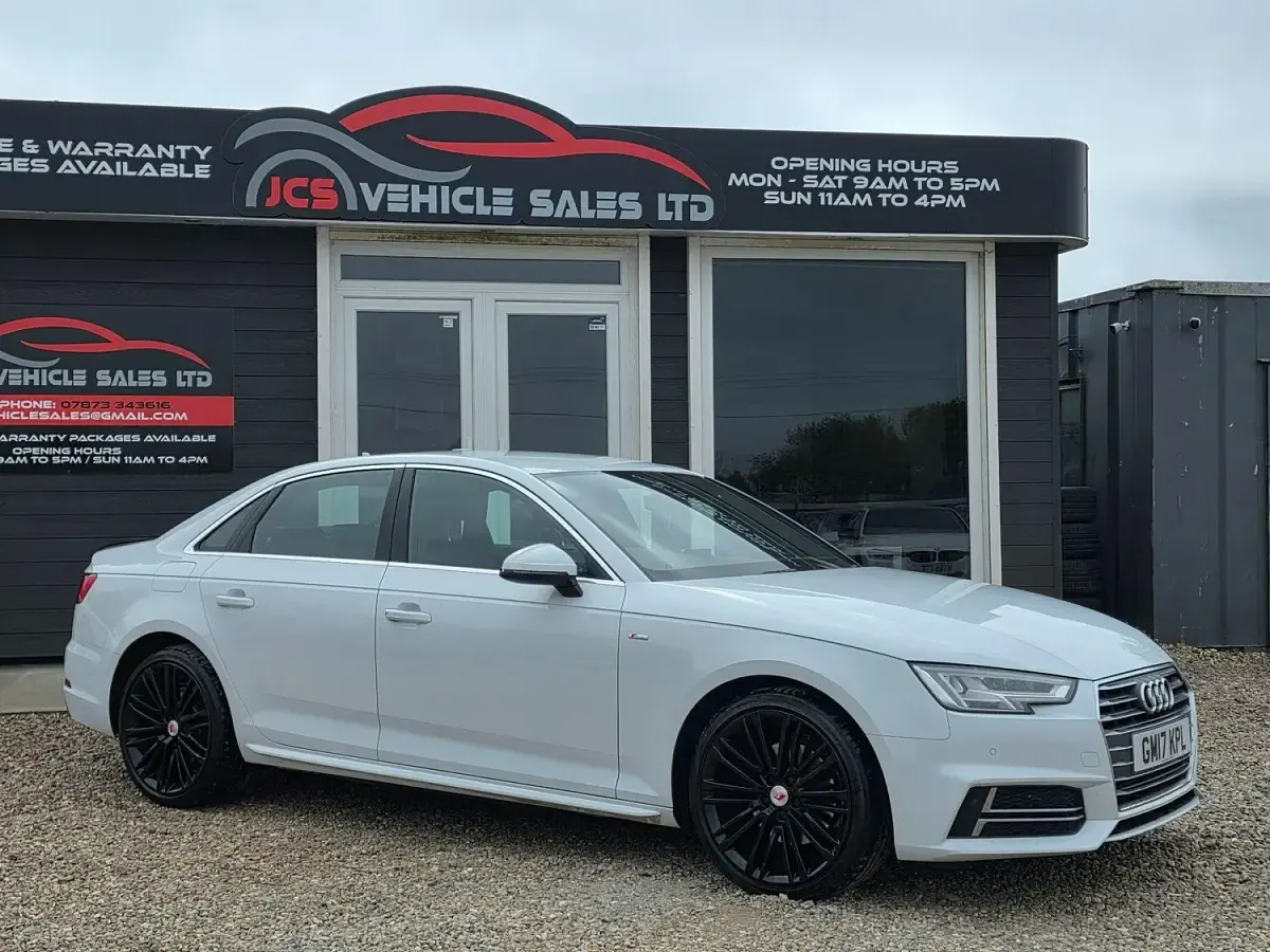 Used Audi A4 S-Line 2017 White Sedan
