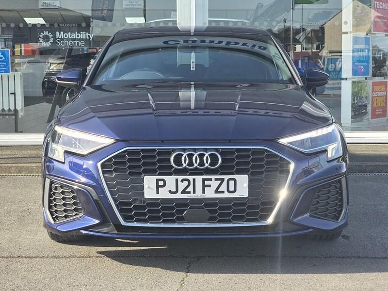 Used Audi A3 S-Line 2021 Blue Sedan