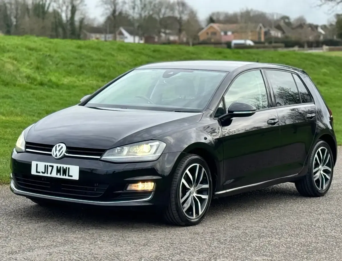 Used VW Golf VII 2017 Black Hatchback