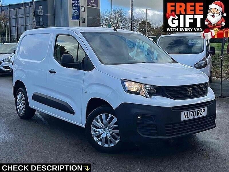 White Used 2020 Peugeot Partner MPV | £8,795 (Fair price) - Image 1/3