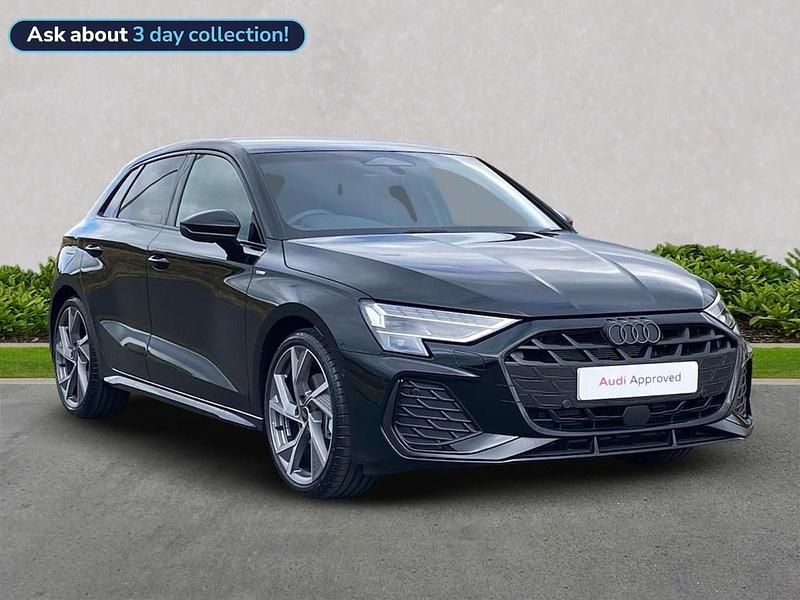 Used Audi A3 Black Edition 147 HP (108 kW) 2025 Black Hatchback