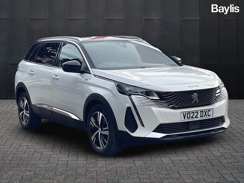 White Used 2022 Peugeot 5008 GTi MPV | £21,291 (Fair price) - Image 1/3