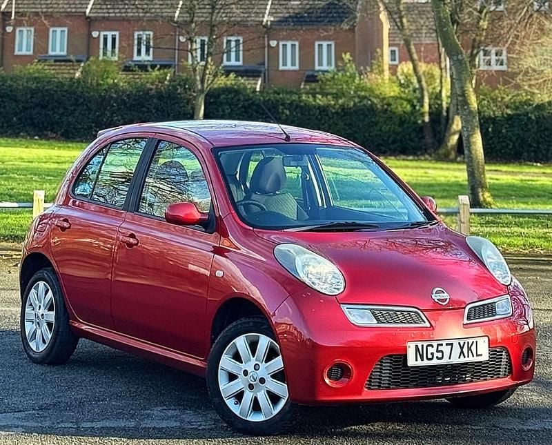 Used Nissan Micra Acenta+ 79 HP (58 kW) 2008 Red Hatchback