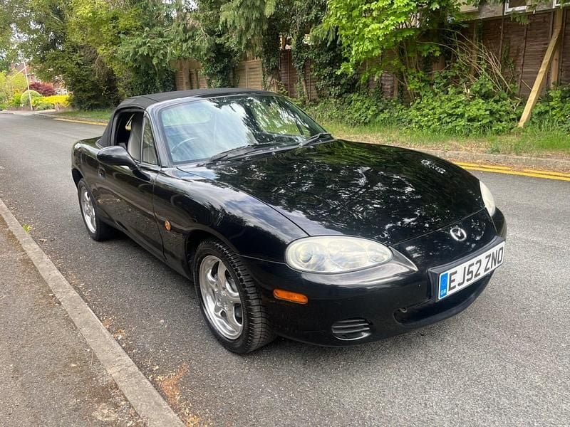 Black Used 2002 Mazda MX5 Cabriolet | £3,995 (Good price) - Image 1/4