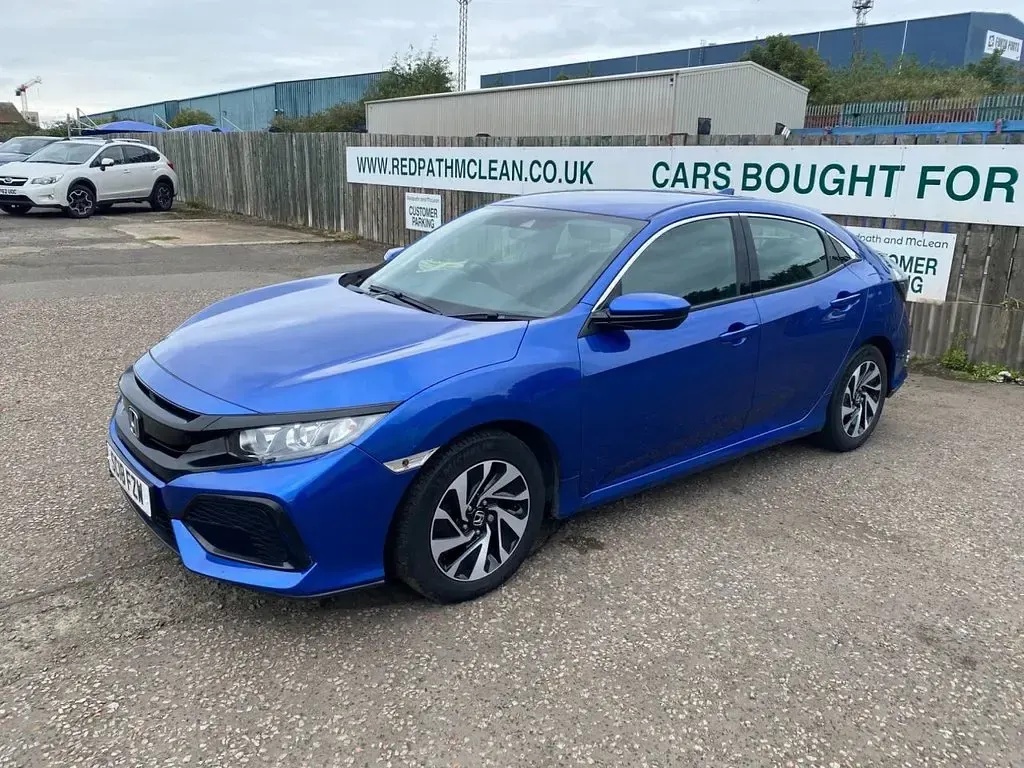 Used Honda Civic SE 126 HP (92 kW) 2018 Blue Hatchback