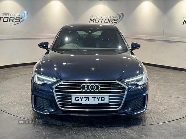 Used Audi A6 S-Line 204 HP (150 kW) 2022 Blue Sedan