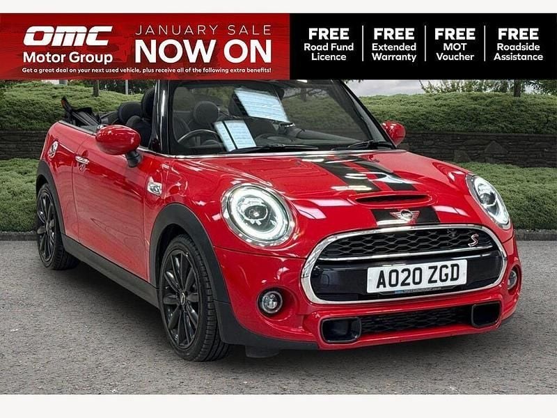 Red Used 2020 Mini Cooper S Cabriolet Classic Cabriolet | £15,987 (Good price) - Image 1/3