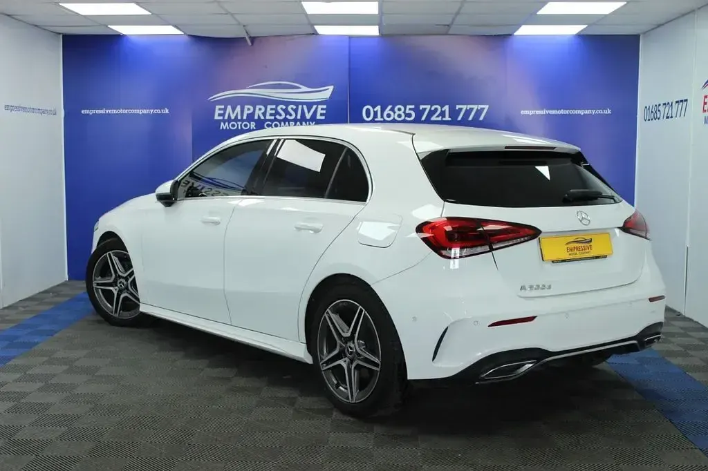 Used Mercedes A200 Executive 150 HP (110 kW) 2019 White Hatchback