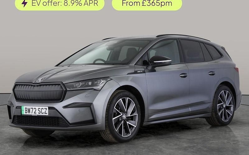 Used Skoda Enyaq iV SportLine 150 kW (204 HP) 2022 Grey SUV