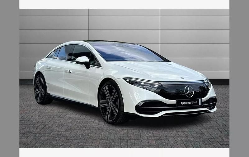 White Used 2024 Mercedes EQS450+ Luxury Sedan | £56,990 (Super price) - Image 1/4