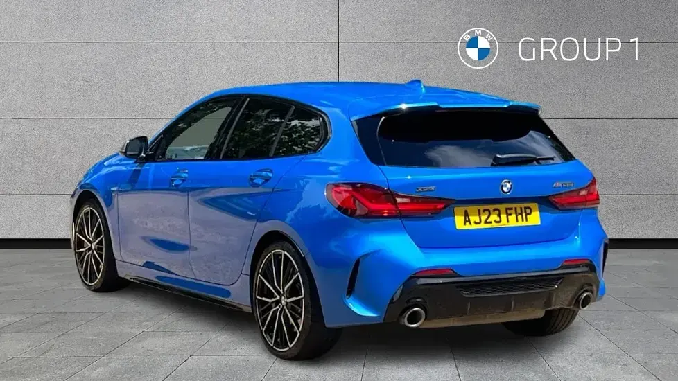 Used BMW M135 Shadowline 306 HP (225 kW) 2023 Blue Hatchback