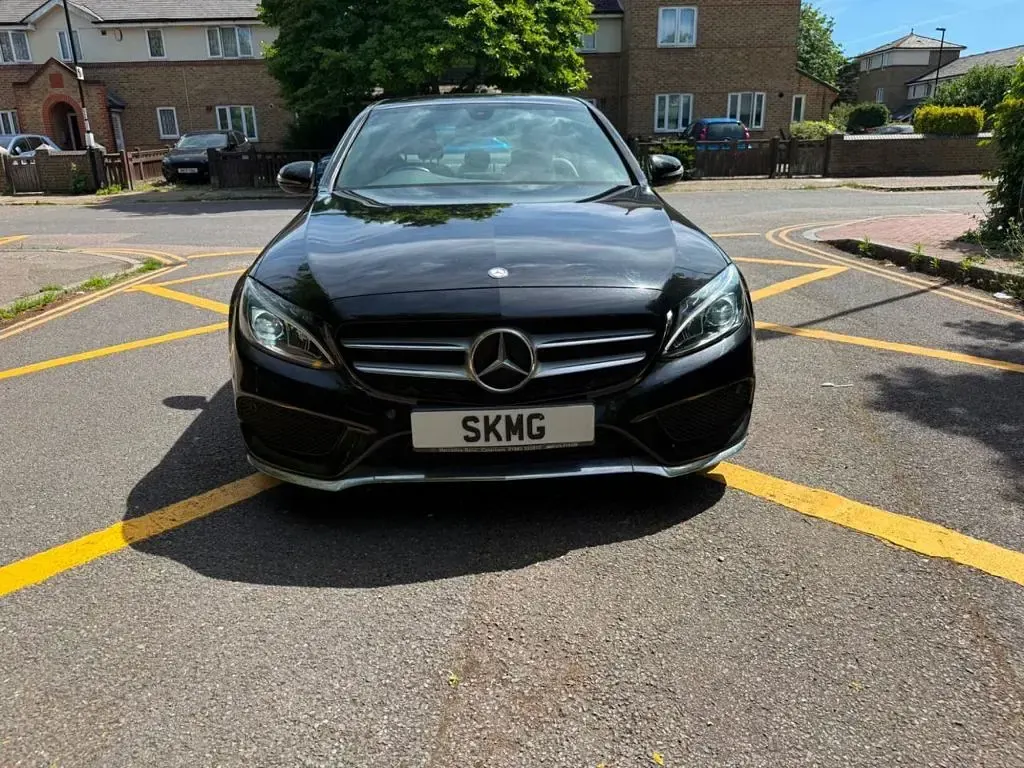 Used Mercedes C200 AMG line 184 HP (135 kW) 2015 Black Sedan