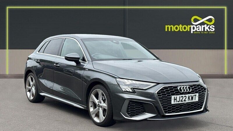 Daytona grey pearl Used 2022 Audi A3 S-Line Hatchback | £21,500 (Good price) - Image 1/4