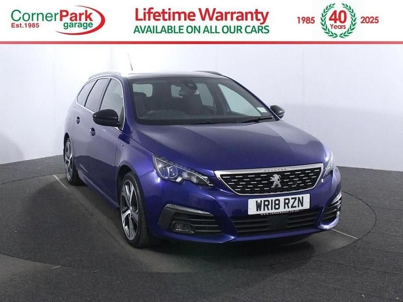 Blue Used 2018 Peugeot 308 GT-line Estate | £11,249 (A bit pricey) - Image 1/4
