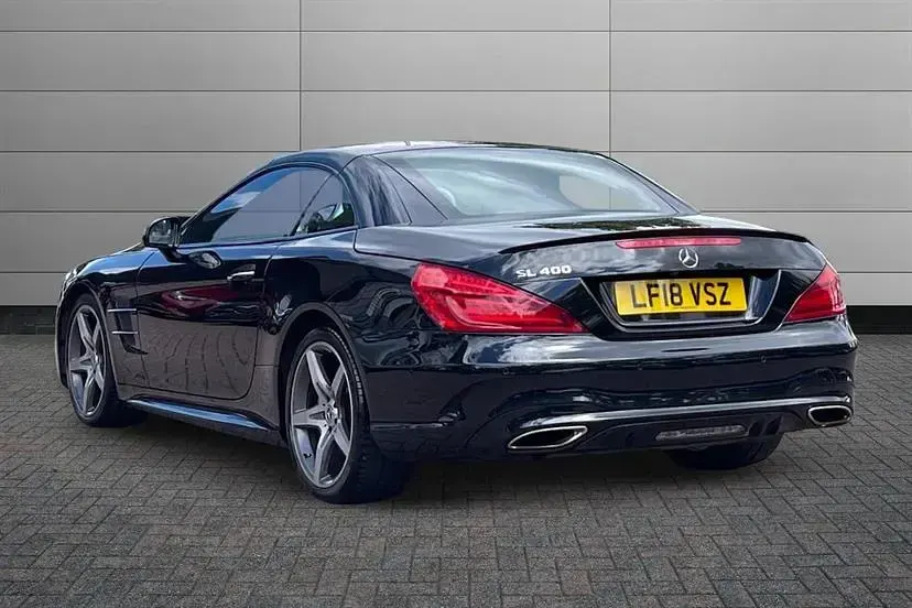 Used Mercedes SL400 AMG Line Premium 367 HP (269 kW) 2018 Black Cabriolet