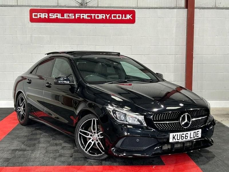 Black Used 2016 Mercedes CLA220 AMG line Sedan | £13,295 (Fair price) - Image 1/4