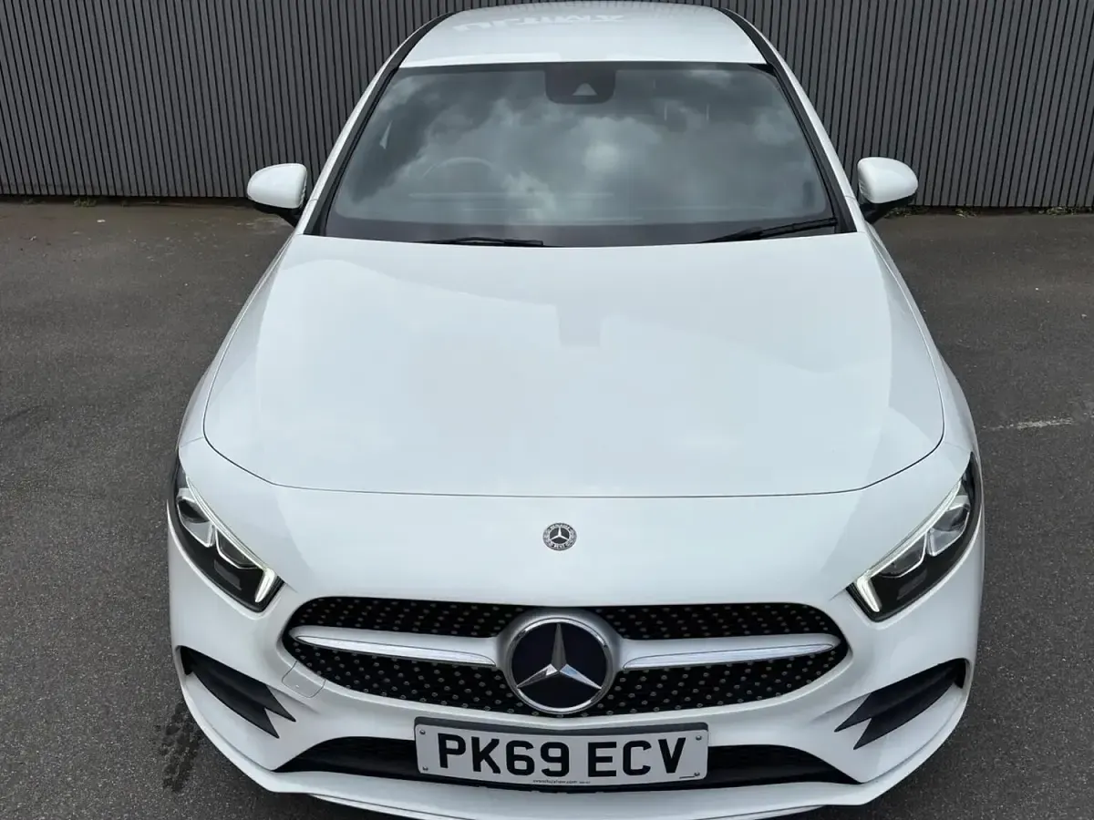 Used Mercedes A180 AMG line 2019 White Sedan