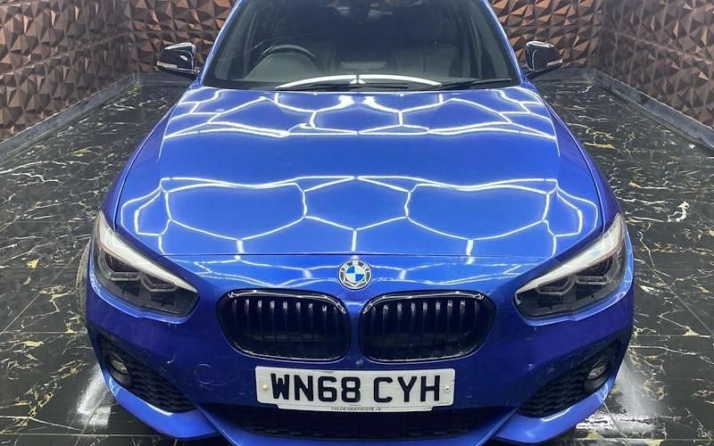 Used BMW 116 M Sport 116 HP (85 kW) 2018 Blue Hatchback
