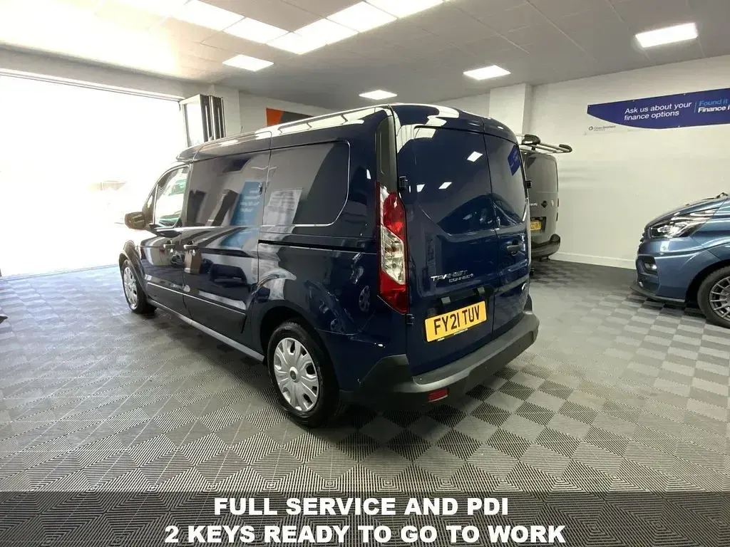 Used Ford Transit Trend 100 HP (73 kW) 2021 Blue Van